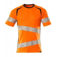 MASCOT® Workwear T-shirt | ACCELERATE SAFE | 14010 hi-vis oranje/donkermarine | 19082-771-14010