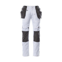 MASCOT® Workwear Werkbroek met spijkerzakken | UNIQUE | 0618 wit/donkerantraciet | 17631-442-0618