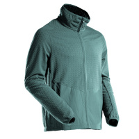 MASCOT® Workwear Microfleece trui met rits | CUSTOMIZED | 35 lichtbosgroen | 22803-639-35