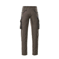 MASCOT® Workwear Werkbroek met dijbeenzakken | UNIQUE | 1809 donkerantraciet/zwart | 16279-230-1809