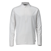 MASCOT® Workwear T-shirt, lange mouwen, met korte rits | CUSTOMIZED | 06 wit | 22681-618-06
