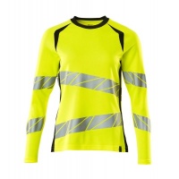 MASCOT® Workwear T-shirt, met lange mouwen | ACCELERATE SAFE | 1709 hi-vis geel/zwart | 19091-771-1