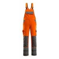 MASCOT® Workwear Amerikaanse overall met kniezakken | SAFE COMPETE | 14888 hi-vis oranje/antraciet 