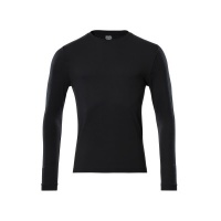 MASCOT® Workwear T-shirt, met lange mouwen | CROSSOVER | 90 diepzwart | 18581-965-90