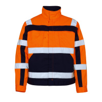 MASCOT® Workwear Jas | SAFE COMPETE | 141 hi-vis oranje/marine | 07109-860-141