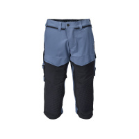 MASCOT® Workwear Driekwart Werkbroek met kniezakken | CUSTOMIZ | 85010 steenblauw/donkermarine | 222