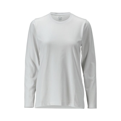 Foto van MASCOT® Workwear T-shirt, met lange mouwen | CROSSOVER | 06 wit | 26091-965-06