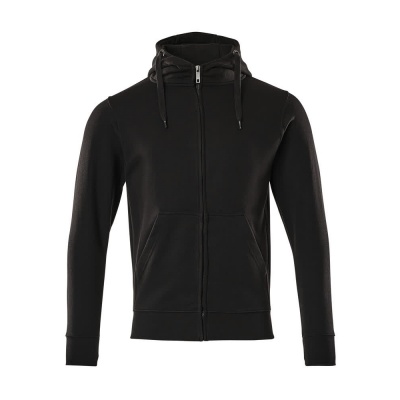 MASCOT® Workwear Capuchontrui met rits | CROSSOVER | 90 diepzwart | 51590-970-90