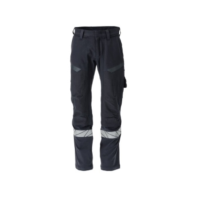 Foto van MASCOT® Workwear Broek met kniezakken | ACCELERATE MULTISAFE | 01017 donkermarine/hi-vis geel | 212