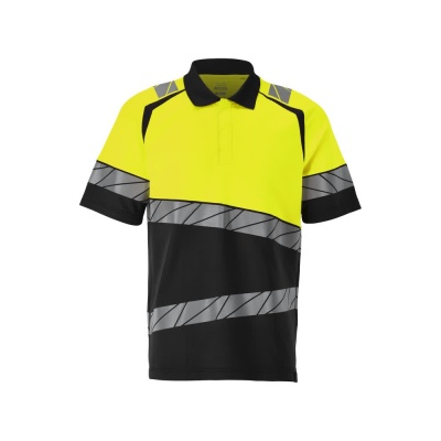 Foto van MASCOT® Workwear Poloshirt | ACCELERATE SAFE | 0917 zwart/hi-vis geel | 25083-771-0917