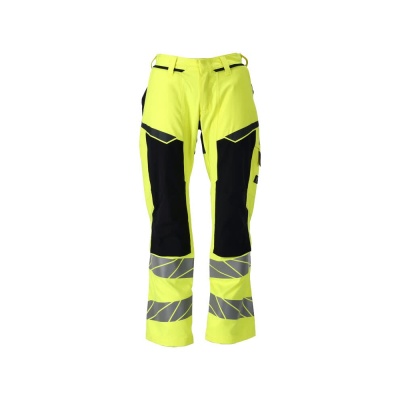Foto van MASCOT® Workwear Broek met kniezakken | ACCELERATE MULTISAFE | 17010 hi-vis geel/donkermarine | 213