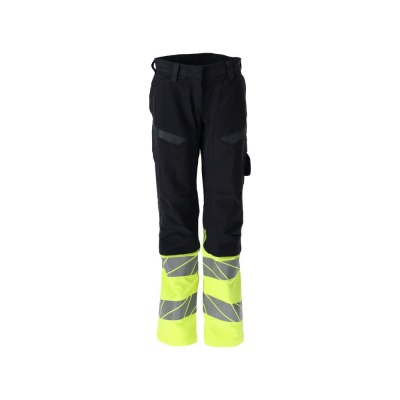 Foto van MASCOT® Workwear Broek met kniezakken | ACCELERATE MULTISAFE | 01017 donkermarine/hi-vis geel | 211