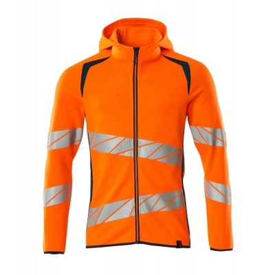 Foto van MASCOT® Workwear Capuchontrui met rits | ACCELERATE SAFE | 1444 hi-vis oranje/donkerpetrol | 19284-