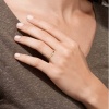 Afbeelding van 14 krt geelgouden ring met zirkonia 2141035