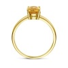 Afbeelding van 14 krt gouden ring met citrien 4028755