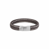 Afbeelding van AZE armband Iron John Metal Black (19.5 cm) AZ-BL007-F-195