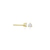Afbeelding van 14 krt geelgouden oorknoppen met zirkonia 4034298