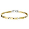 Afbeelding van 14 krt bicolour gouden armband 4207623