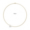 Afbeelding van 14 krt geelgouden collier 202025545