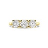 Afbeelding van 14 krt geelgouden ring met 1.50 crt lab grown diamant 4034114