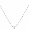 Afbeelding van Zilveren collier met hanger met zirkonia 6310191082