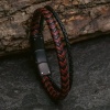 Afbeelding van Dubbele leren herenarmband S-B101A