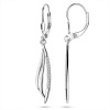 Afbeelding van Zilveren oorhangers met zirkonia 1341576