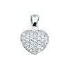 Afbeelding van Zilveren harthanger met zirkonia 1307389