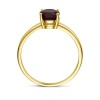Afbeelding van 14 krt gouden ring met granaat 4028751