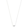Afbeelding van 18 krt witgouden collier met 0.14 crt diamant 7100046