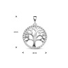 Afbeelding van Zilveren hanger levensboom 1334754