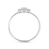 Afbeelding van 18 krt witgouden ring met 0.14 crt diamant 7100049