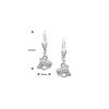 Afbeelding van Zilveren oorhangers met paard 1001178