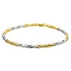 Afbeelding van 14 krt bicolour gouden armband 4207226