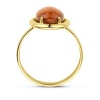 Afbeelding van 14 krt gouden ring met amber 4030842