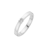 Afbeelding van 14 krt witgouden ring met 0.09 crt 756110909