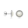 Afbeelding van Zilveren oorknoppen met parelmoer 1337730