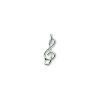 Afbeelding van Zilveren hanger muzieksleutel 1329615
