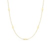 Afbeelding van 14 krt geelgouden collier CT107942