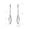 Afbeelding van Zilveren oorhangers met zirkonia 1338505
