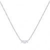 Afbeelding van Zilveren collier met hanger met zirkonia 6310181082