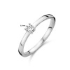 Afbeelding van Witgouden ring met briljant 0.15 crt 4105744