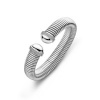 Afbeelding van Zilveren armband met edelstalen kern en zirkonia 1339287