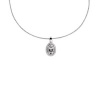 Afbeelding van Zilveren collier met hanger met zirkonia 6513381082