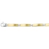 Afbeelding van 14 krt bicolour gouden armband 4207623