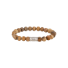 Afbeelding van AZE armband Mount Wood - 8mm (19cm) AZ-BS033-A-19
