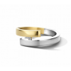 Afbeelding van 14 krt bicolour gouden ring met 0.02 crt diamant 41R37XXX3-0.02