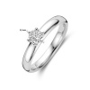 Afbeelding van 14 krt witgouden ring met 0.33 crt diamant 4106204