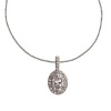 Afbeelding van Zilveren collier met hanger met zirkonia 6512021082