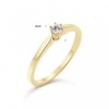 Afbeelding van 14 krt geelgouden ring met zirkonia 2141035